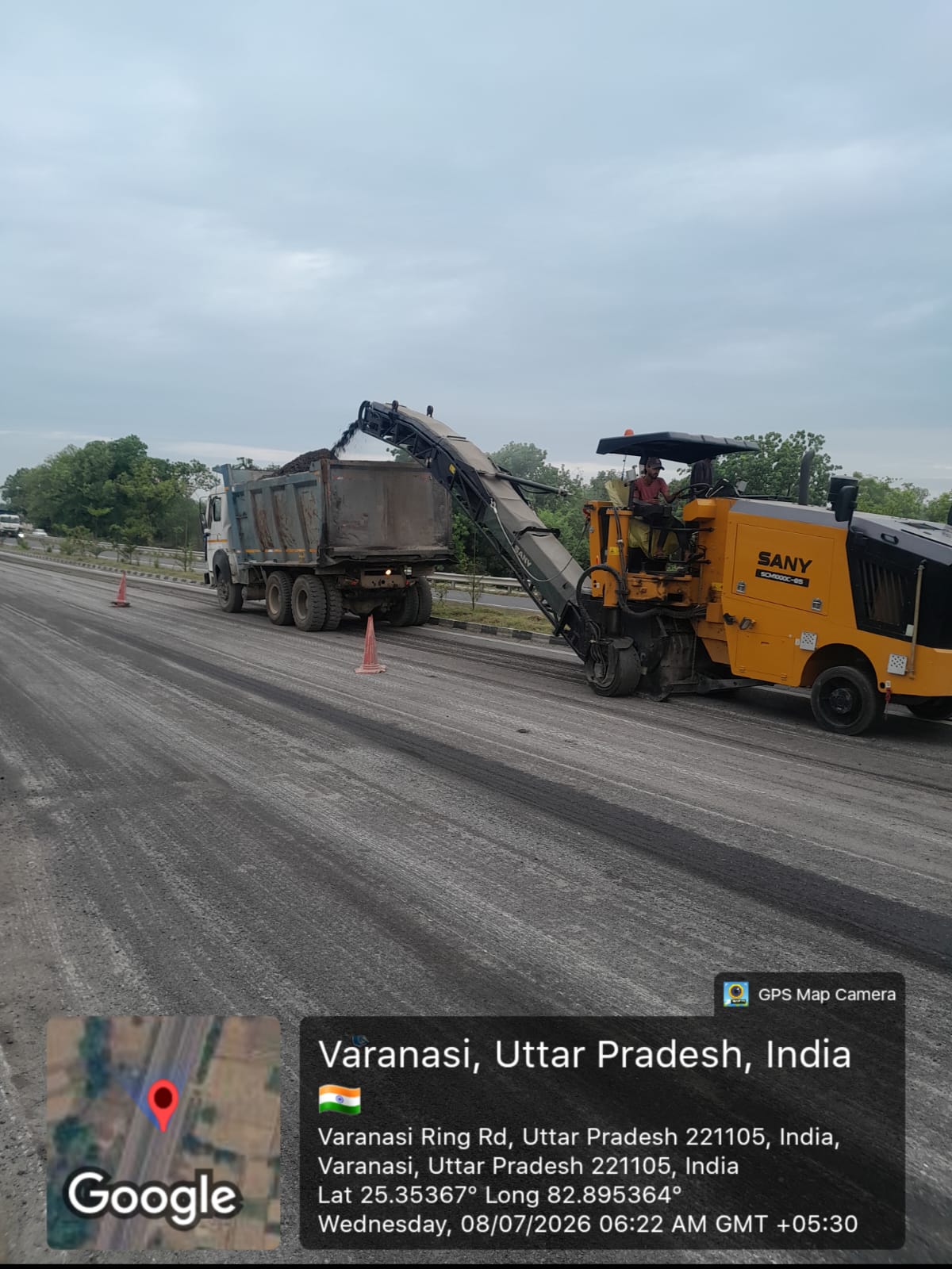 Road work morning shift